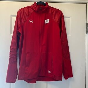 Under Armour Wisconsin Badgers zip up jacket